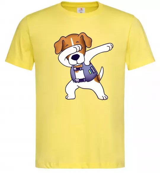 Мужская футболка Пес Патрон Лимонный фото