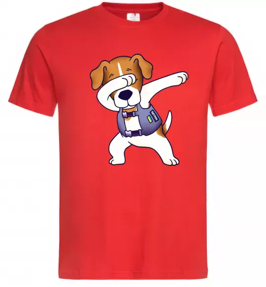 Мужская футболка Пес Патрон Красный фото