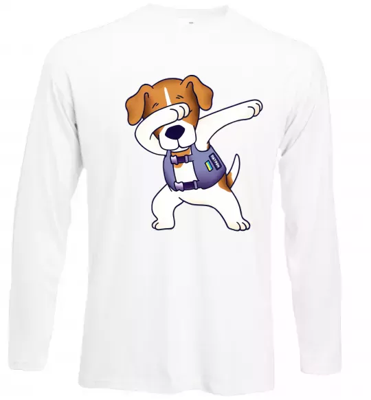 Лонгслів Пес Патрон Білий фото