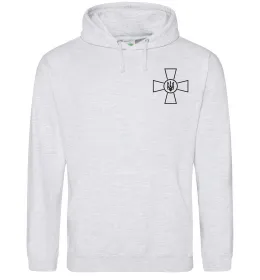 Мужская толстовка (худи) Збройні Сили України ЗСУ Серый меланж фото