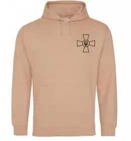 Мужская толстовка (худи) Козак Серый меланж фото