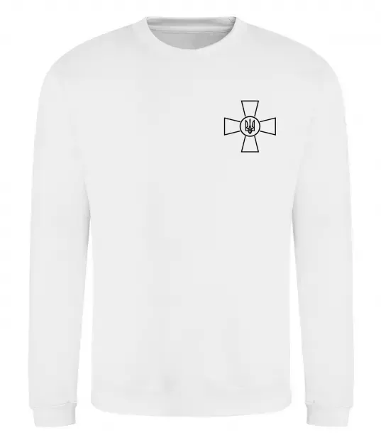 Свитшот Збройні Сили України ЗСУ Белый фото