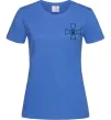 Жіноча футболка Збройні Сили України ЗСУ Яскраво-синій фото