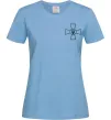 Жіноча футболка Збройні Сили України ЗСУ Блакитний фото