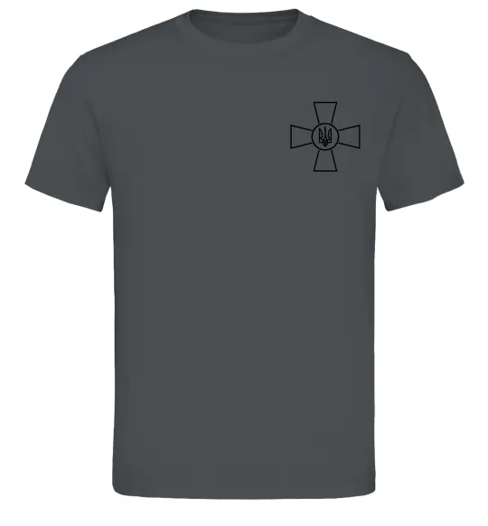 Мужская футболка Збройні Сили України ЗСУ Графит фото