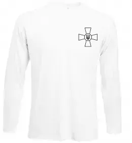 Лонгслив Збройні Сили України ЗСУ Белый фото