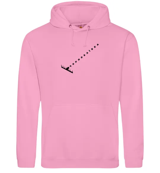 Жіноча толстовка (худі) Чорнобаївка граблі Рожевий фото