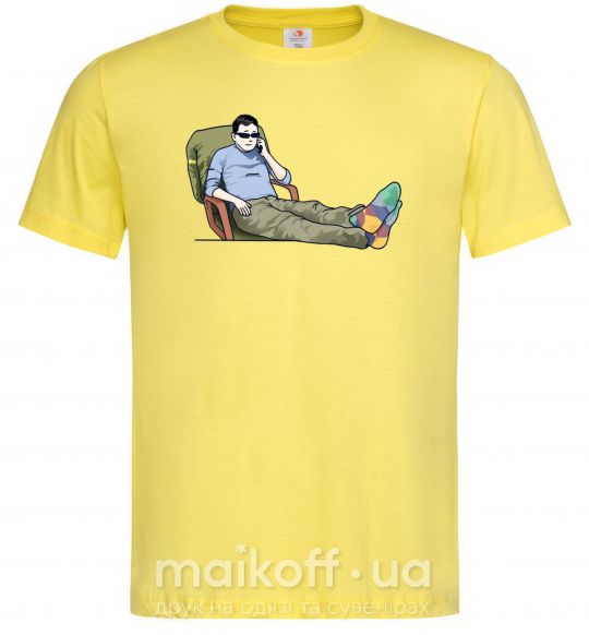 Чоловіча футболка Кім вирішує Лимонний фото