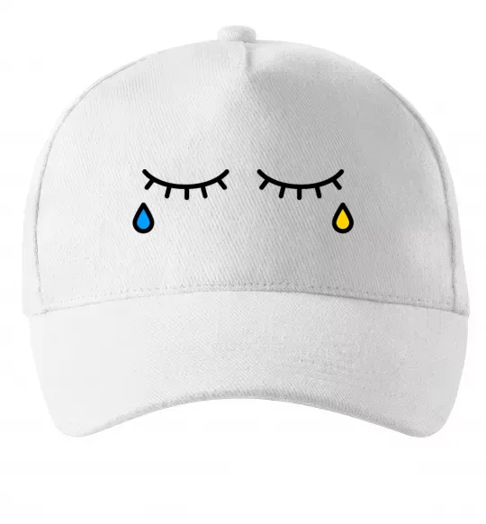 Кепка Сльози очі Белый фото