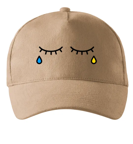 Кепка Сльози очі Песочный фото