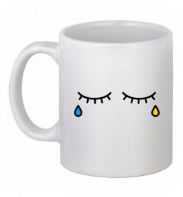 Чашка керамічна Сльози очі
