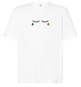 Футболка Оверсайз Сльози очі