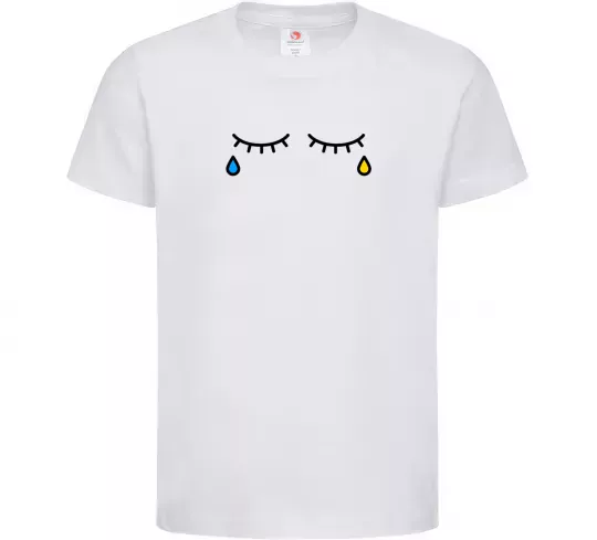 Детская футболка Сльози очі Белый фото