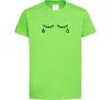 Детская футболка Сльози очі Лаймовый Детская футболка Сльози очі Лаймовый фото
