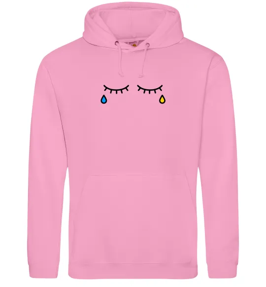Чоловіча толстовка (худі) Сльози очі Рожевий фото