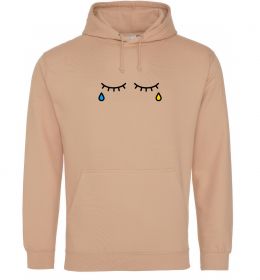 Чоловіча толстовка (худі) Сльози очі Чоловіча толстовка (худі) Сльози очі