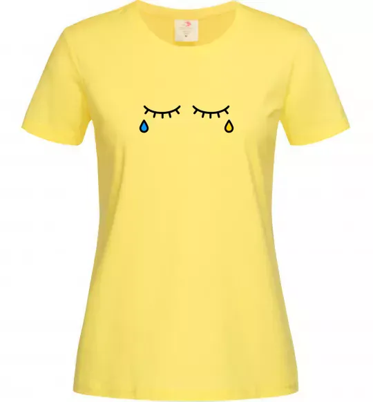 Жіноча футболка Сльози очі Лимонний фото