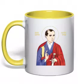 Чашка з кольоровою ручкою Чашка з кольоровою ручкою