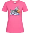 Жіноча футболка Отрицательное всплытие Яскраво-рожевий фото