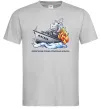 Чоловіча футболка Отрицательное всплытие Сірий фото