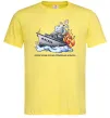 Чоловіча футболка Отрицательное всплытие Лимонний фото
