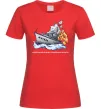 Жіноча футболка Отрицательное всплытие Червоний фото