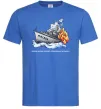 Чоловіча футболка Отрицательное всплытие Яскраво-синій фото