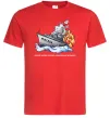 Чоловіча футболка Отрицательное всплытие Червоний фото