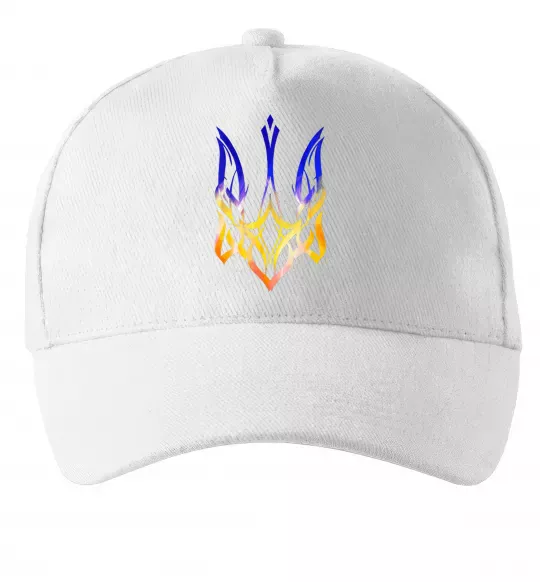 Кепка Герб палає Білий фото