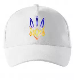 Кепка Герб палає Білий фото