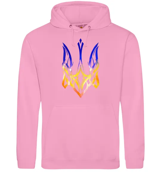 Чоловіча толстовка (худі) Герб палає Рожевий фото