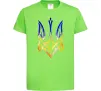 Детская футболка Герб палає Лаймовый фото