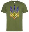 Чоловіча футболка Герб палає Оливковий фото