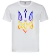 Чоловіча футболка Герб палає Білий фото