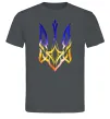 Чоловіча футболка Герб палає Графіт фото