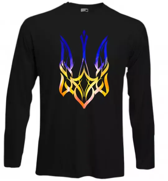 Лонгслив Герб палає Черный фото