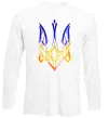 Лонгслив Герб палає Белый фото