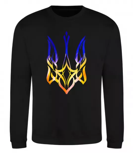 Свитшот Герб палає Черный фото