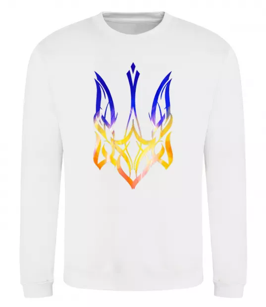 Свитшот Герб палає Белый фото