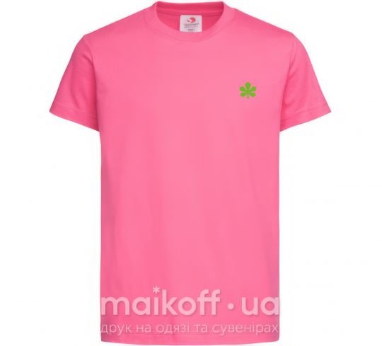 Дитяча футболка Каштан Київ Яскраво-рожевий фото