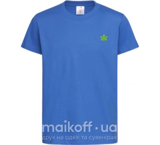 Детская футболка Каштан Київ Ярко-синий фото
