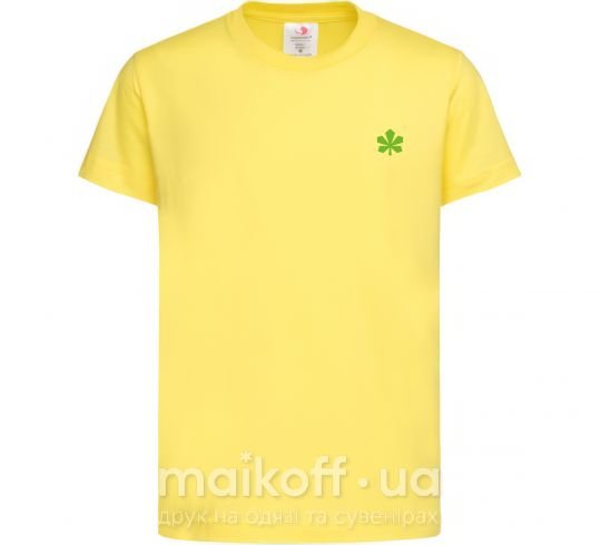 Детская футболка Каштан Київ Лимонный фото