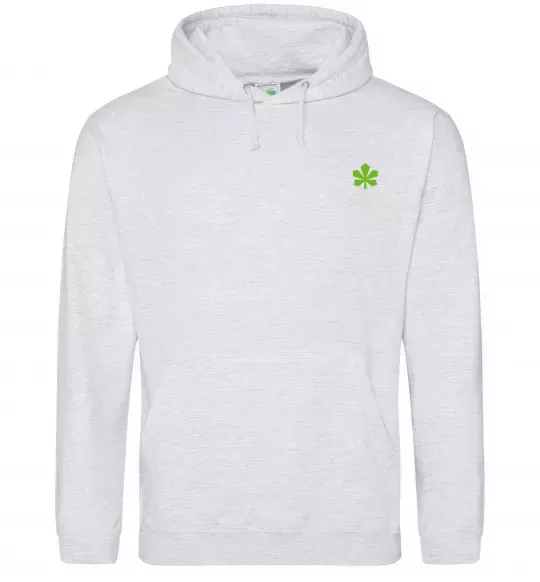 Чоловіча толстовка (худі) Каштан Київ Сірий меланж фото