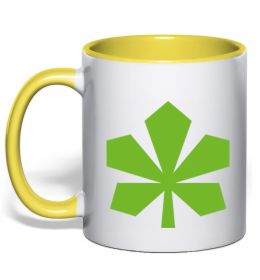 Чашка з кольоровою ручкою Каштан Київ Чашка з кольоровою ручкою Каштан Київ