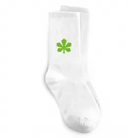 Носки Київ каштан емблема Белый фото Носки Київ каштан емблема Белый фото