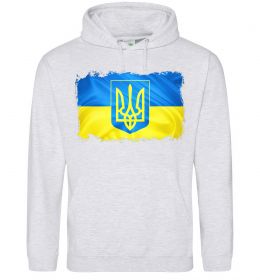 Мужская толстовка (худи) Прапор України з подряпинами