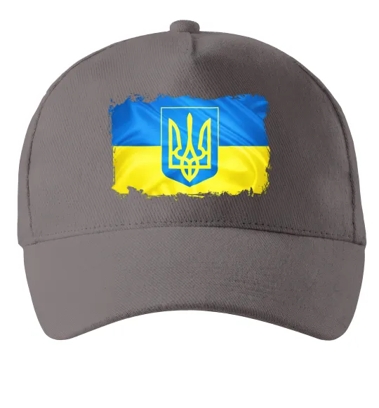 Кепка Прапор України з подряпинами Серый фото