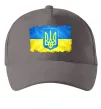 Кепка Прапор України з подряпинами Серый фото