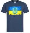 Чоловіча футболка Прапор України з подряпинами Темно-синій Чоловіча футболка Прапор України з подряпинами Темно-синій фото