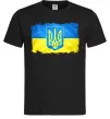 Чоловіча футболка Прапор України з подряпинами Чорний Чоловіча футболка Прапор України з подряпинами Чорний фото